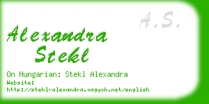 alexandra stekl business card